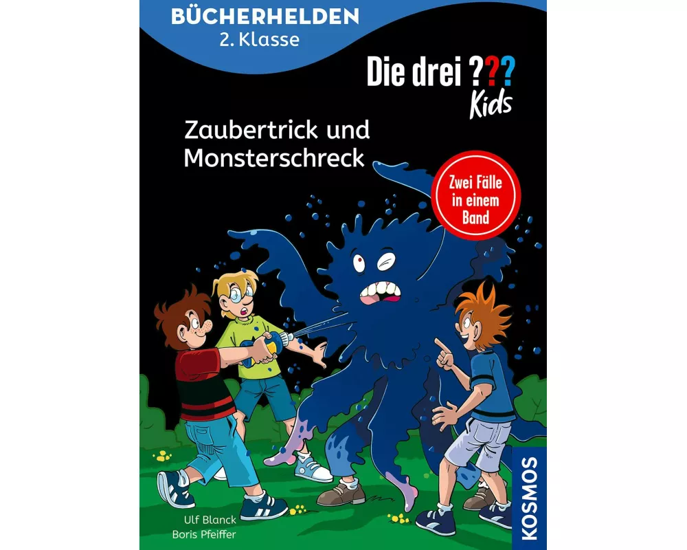 Die drei ??? Kids, Bücherhelden 2. Klasse, Doppelband 1, Zaubertrick und Monsterschreck