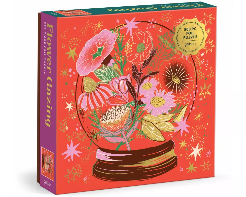 Flower Gazing 500 Piece Foil Puzzle