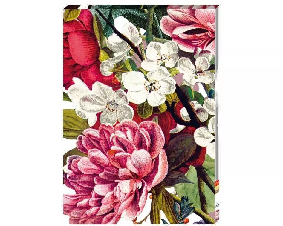 Notizblock A6 Blumengruß