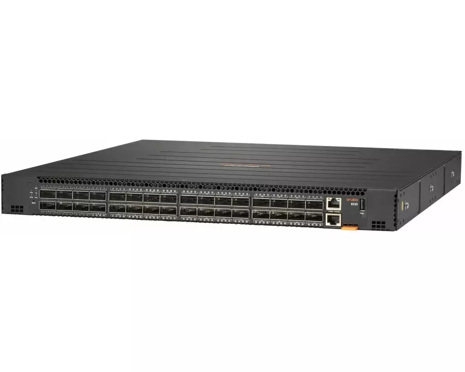 HPE Aruba 8325-32C Switch Bundle, Power to Port, 6 Fans, 2 PSU