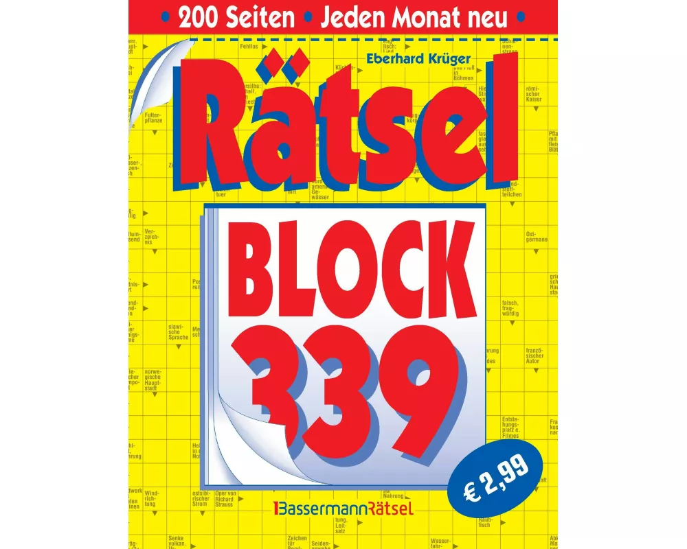 Rätselblock 339 (5 Exemplare à 2,99 €)