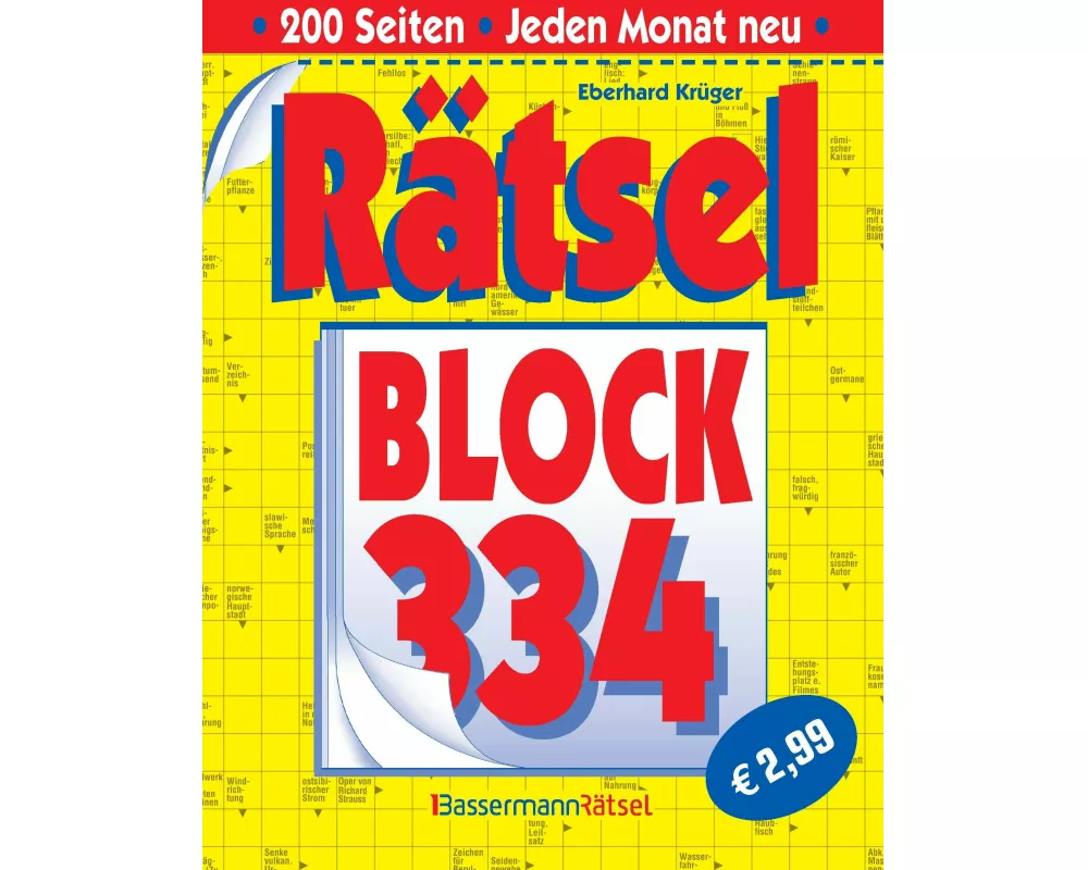 Rätselblock 334 (5 Exemplare à 2,99 €)