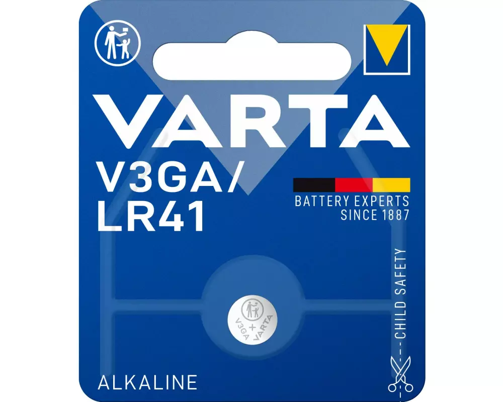 Varta Knopfzelle Knopfzelle Batterie V3GA / LR41 1er Blister