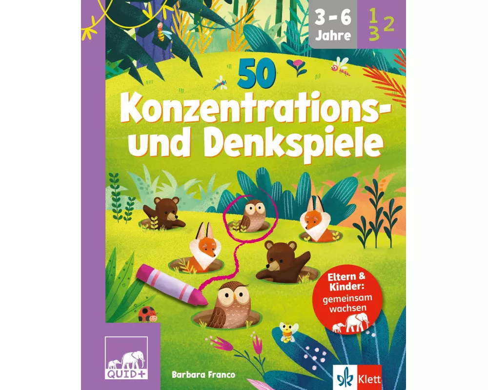 QUID+ 50 Konzentrations- und Denkspiele