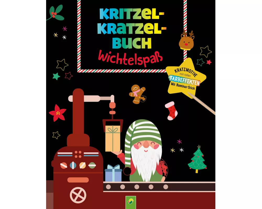 Kritzel-Kratzel-Buch Wichtelspaß