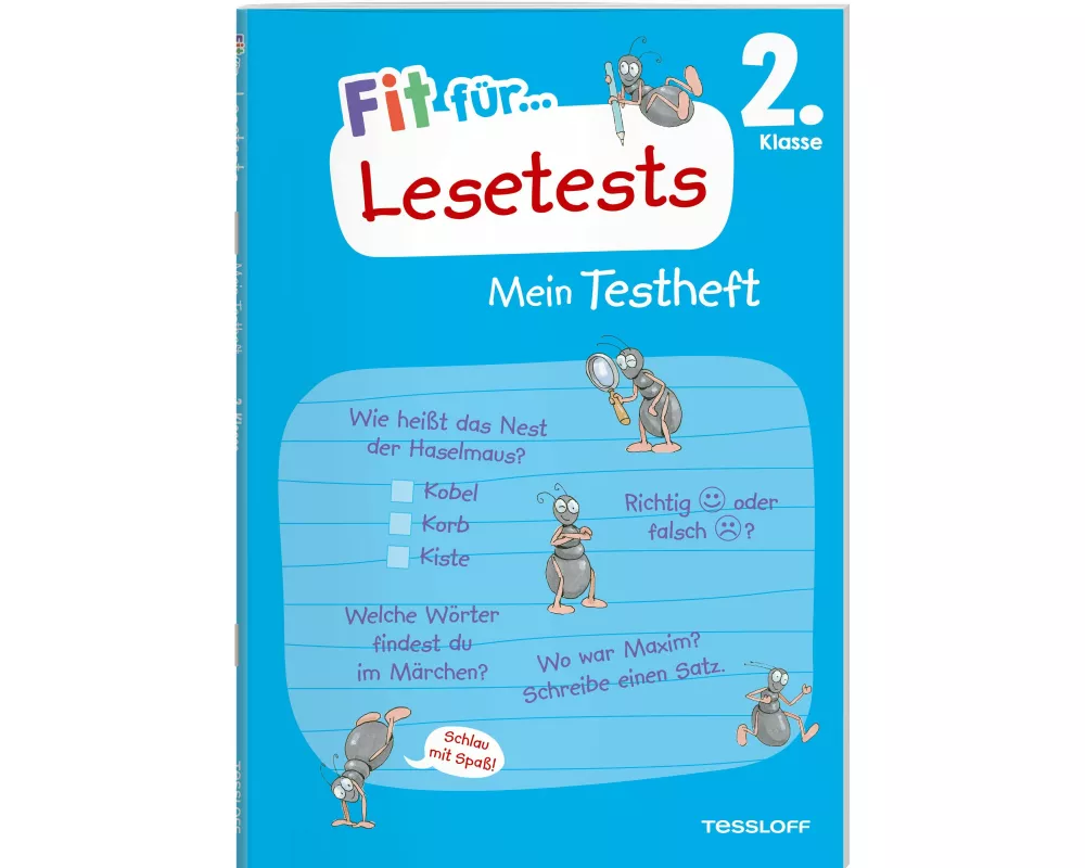 Fit für Lesetests 2. Klasse. Mein Testheft