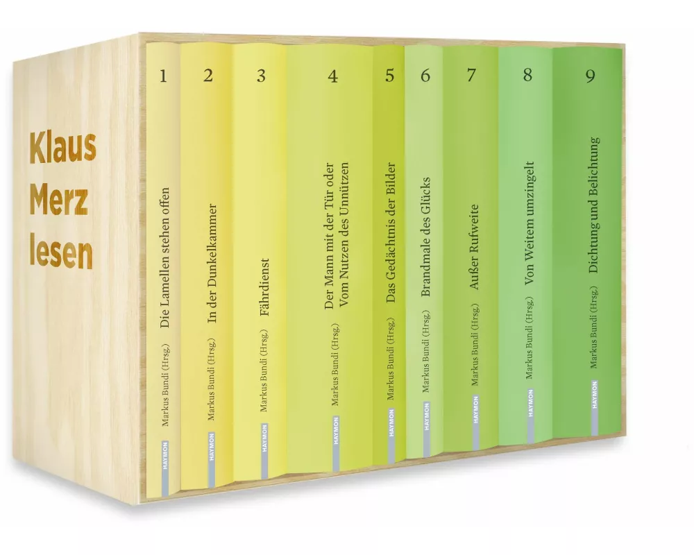 Klaus Merz. Werkausgabe in neun Bänden