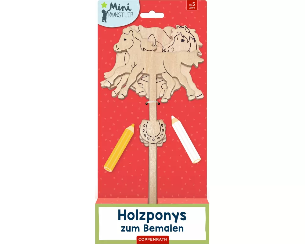 Holzponys zum Bemalen