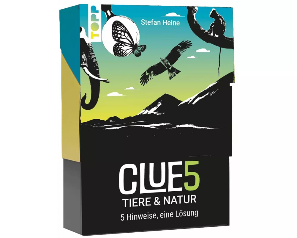 CLUE5 #Tiere. 5 Hinweise, nur eine Lösung. Das Trend-Quiz für deine Tasche