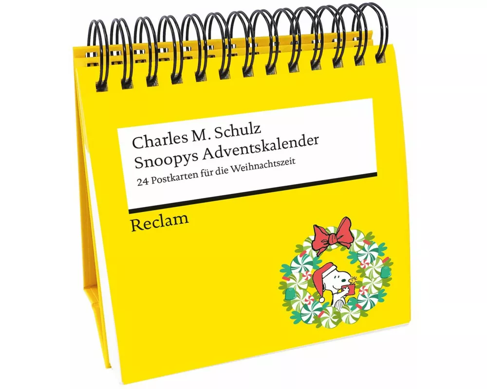 Snoopys Adventskalender. 24 Postkarten für die Weihnachtszeit (Advents-Postkartenaufsteller)