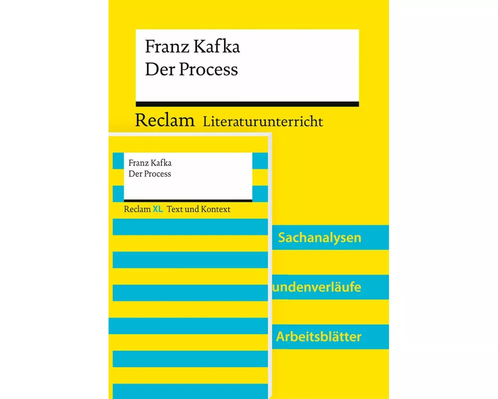 Paket für Lehrkräfte "Franz Kafka: Der Process" (Textausgabe und Lehrerband). 2 Bände eingeschweißt