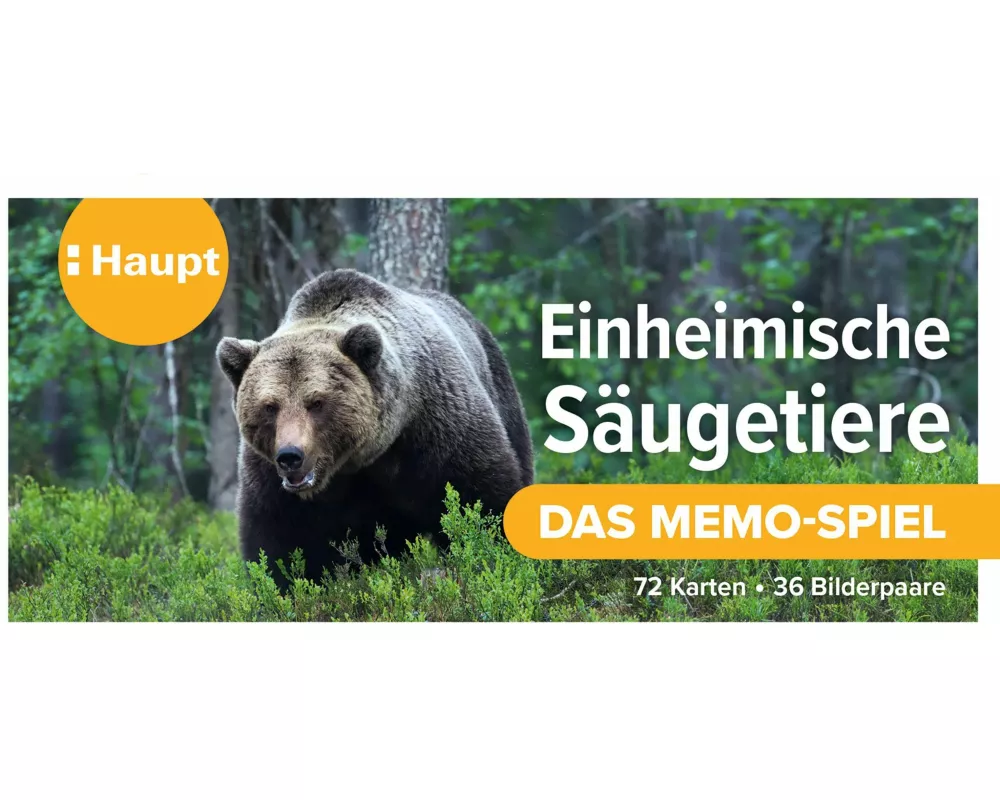Einheimische Säugetiere – das Memo-Spiel
