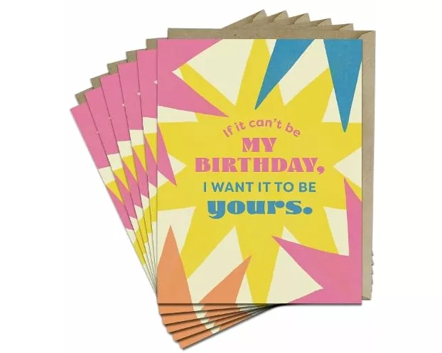 6-Pack Em & Friends Want It to Be Yours Birthday Greeting Cards