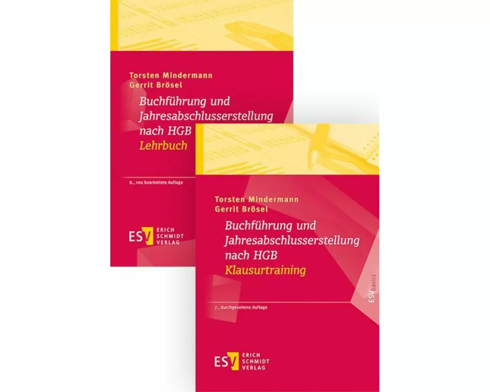 Paket aus den zwei Büchern: - - Buchführung und Jahresabschlusserstellung nach HGB - Lehrbuch und - - Buchführung und Jahresabschlusserstellung nach H