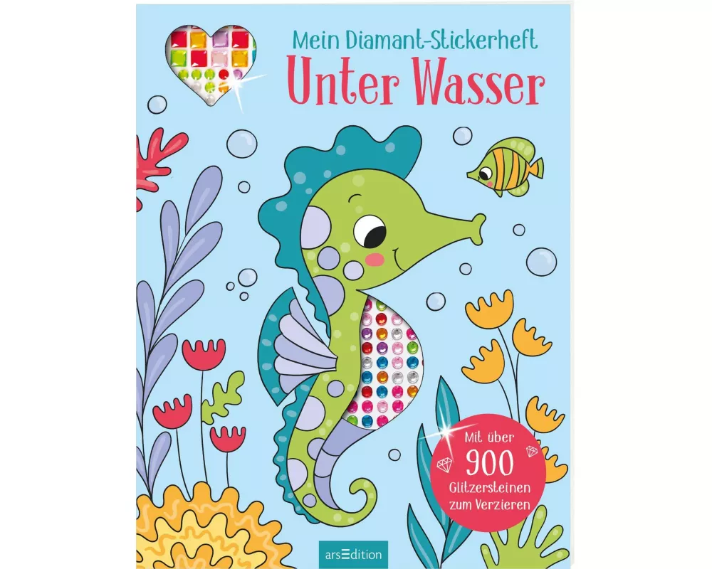 Mein Diamant-Stickerheft – Unter Wasser