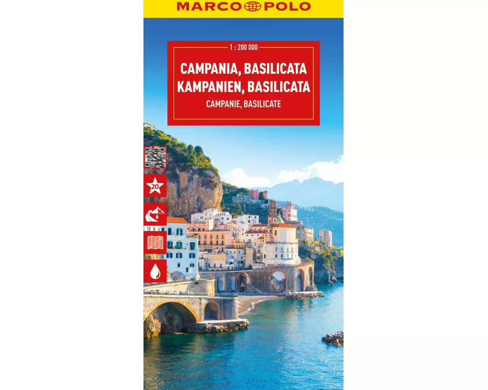 MARCO POLO Reisekarte Italien 12 Kampanien, Basilikata 1:200.000