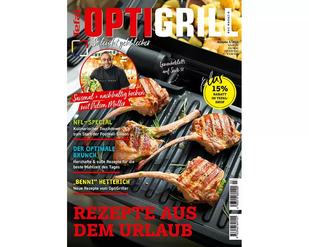 Tefal OptiGrill Magazin: So leicht geht lecker - Rezepte aus dem Urlaub