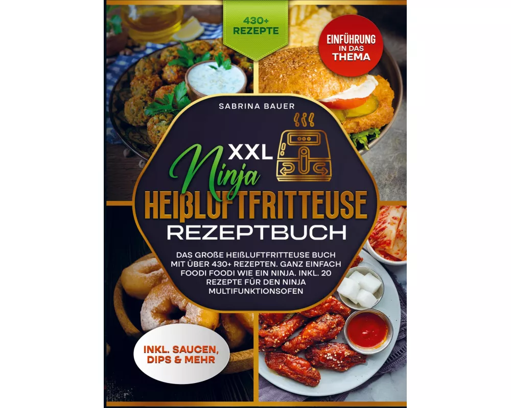 XXL Ninja Heißluftfritteuse Rezeptbuch