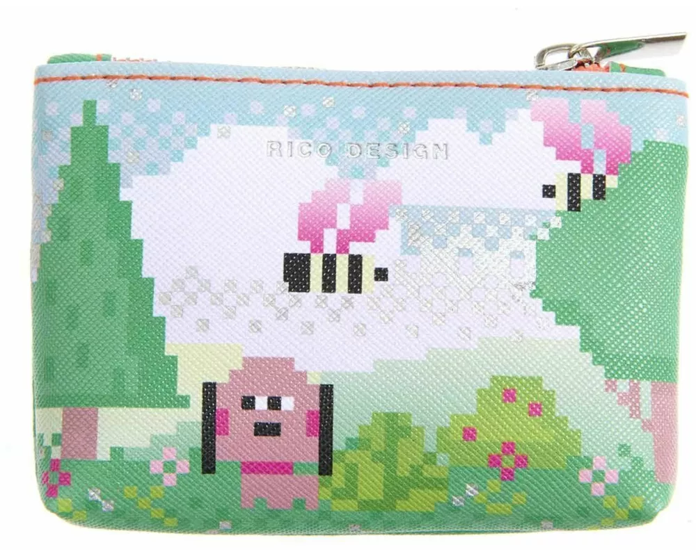 Etui XS Futschikato, Pixel Landscape, 10,5 x 7,5 cm