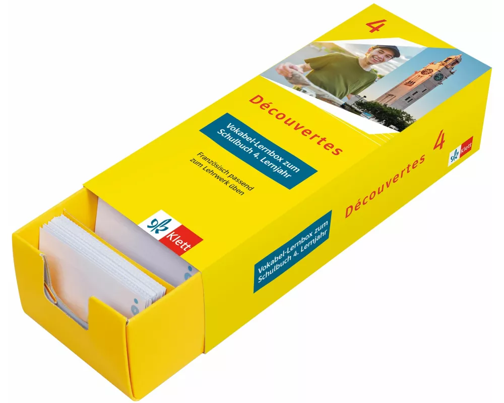 Découvertes 4 (ab 2020) - Vokabel-Lernbox zum Schulbuch 4. Lernjahr