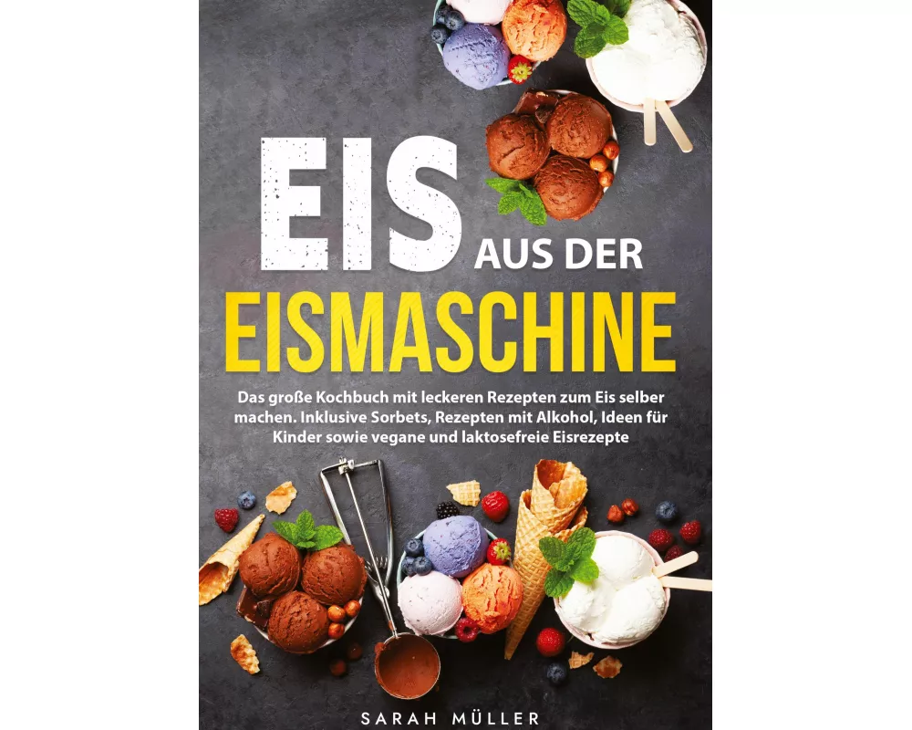 Eis aus der Eismaschine