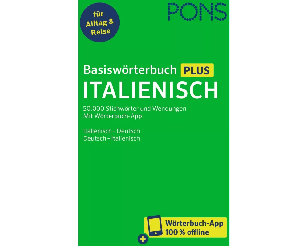 PONS Basiswörterbuch Plus Italienisch