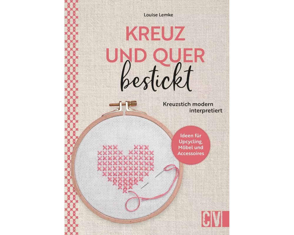 Kreuz und quer bestickt