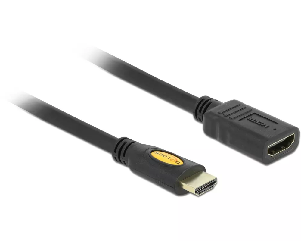 Delock Verlängerungskabel 4K 30Hz HDMI - HDMI, 1 m