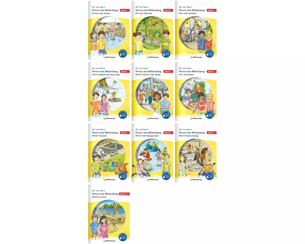 Paket - Neues aus Mildenberg - Geschichten von Mia, Mio und ihren Freunden, Klasse 2 1-10