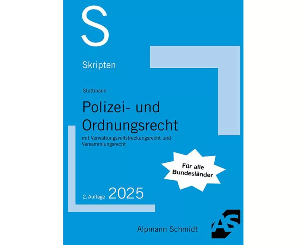 Skript Polizei- und Ordnungsrecht