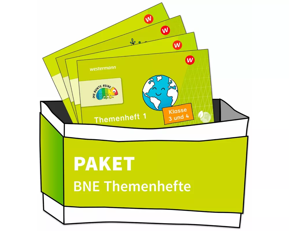 DIE BUNTE REIHE - Bildung für nachhaltige Entwicklung. Paket der Themenhefte 1 -4 Klasse 3/4
