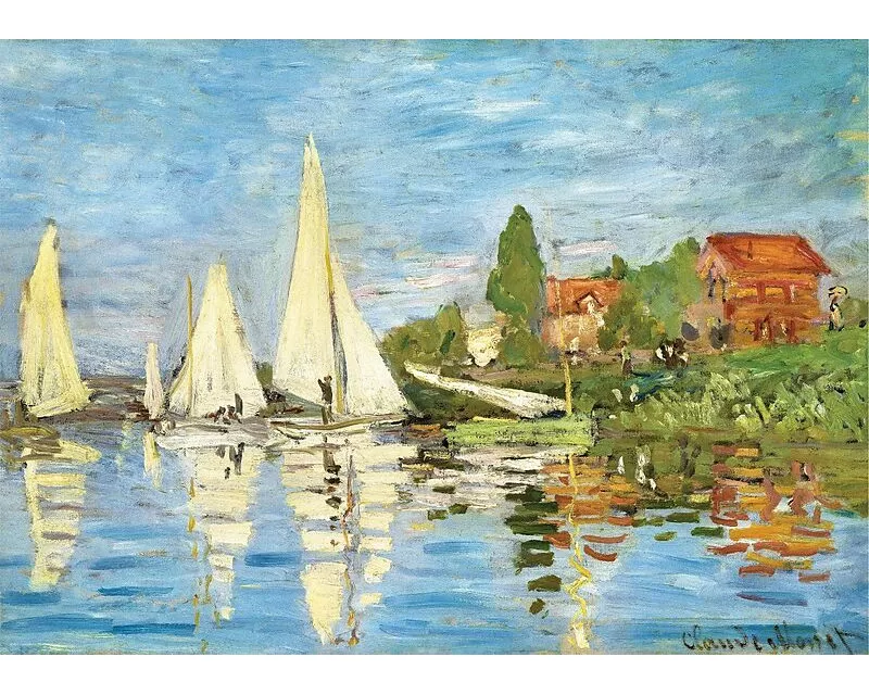 Puzzle 1000 Teile - Regatten in Argenteuil