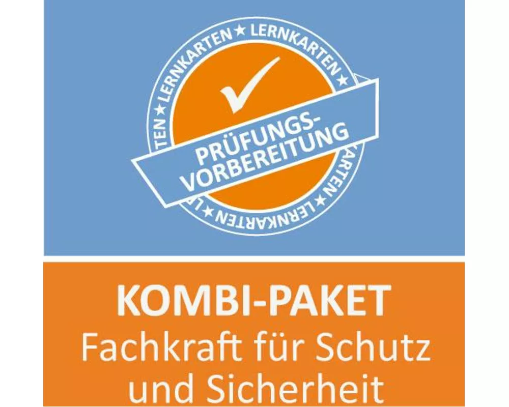 Kombi-Paket Fachkraft für Schutz und Sicherheit Lernkarten