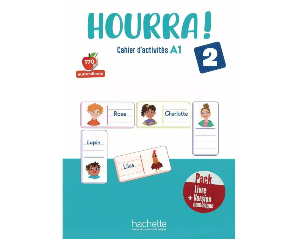 Hourra ! 2. Cahier d'activités + Sticker + Code