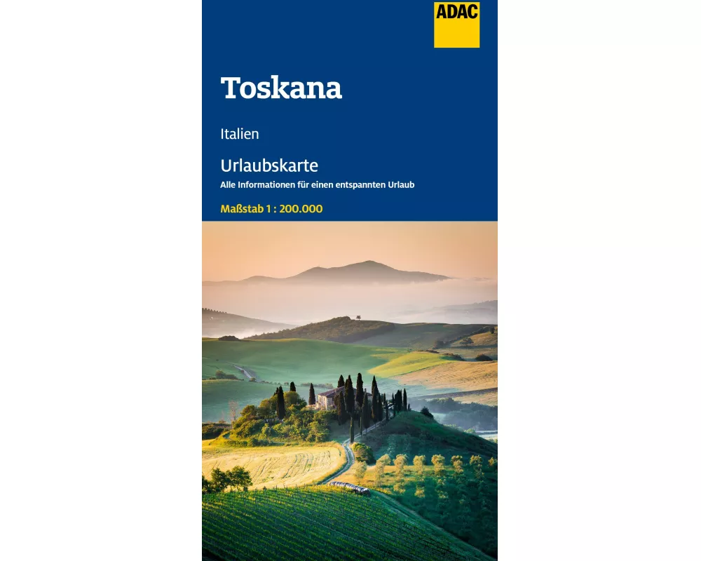 ADAC Urlaubskarte Toskana 1:200.000