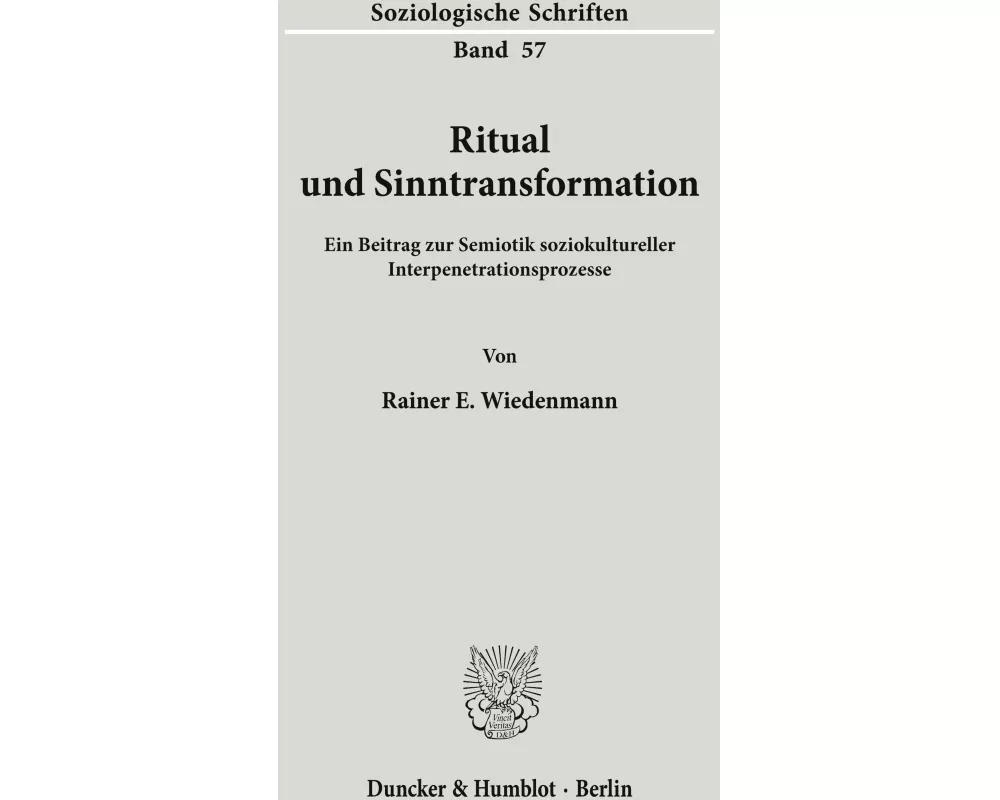 Ritual und Sinntransformation