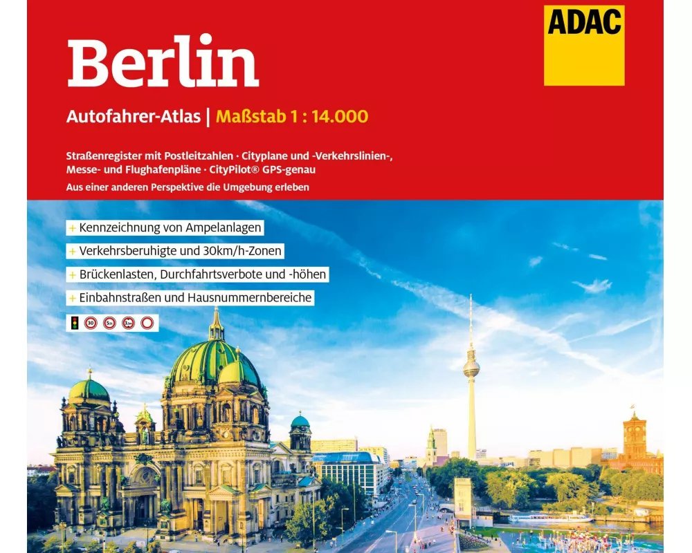 ADAC Autofahreratlas Berlin 1:14.000