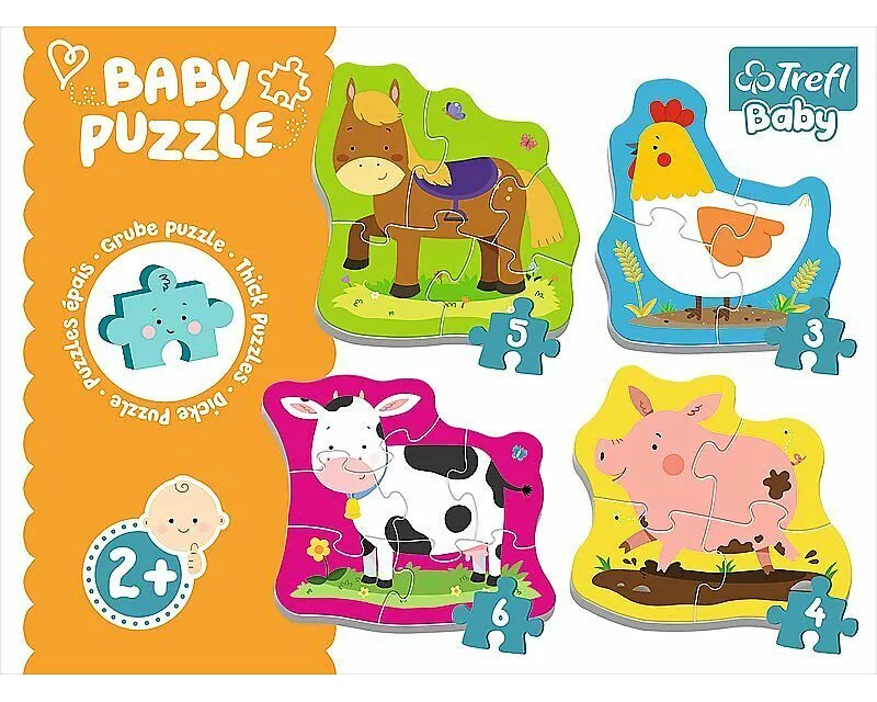 Baby Puzzle - Tiere auf dem Bauernhof