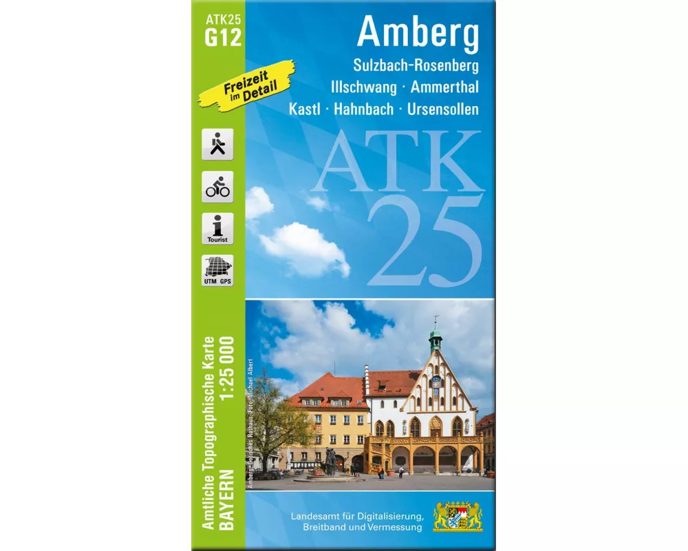 ATK25-G12 Amberg (Amtliche Topographische Karte 1:25000)