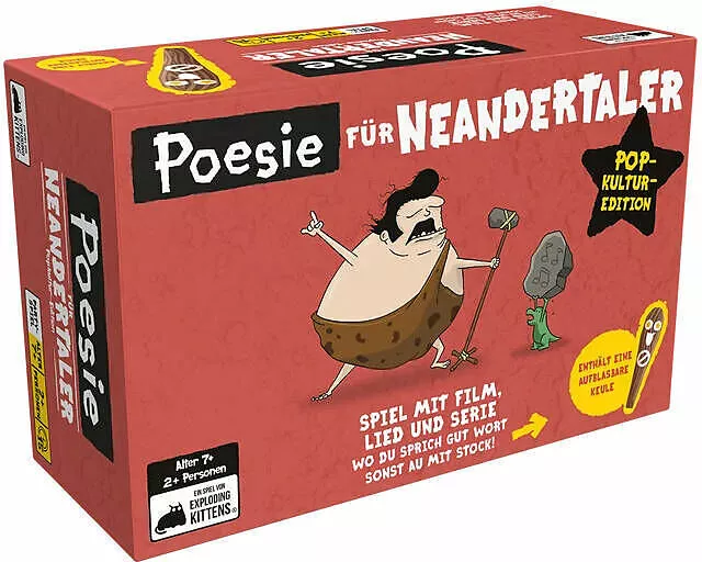 Poesie für Neandertaler Popkultur-Edition