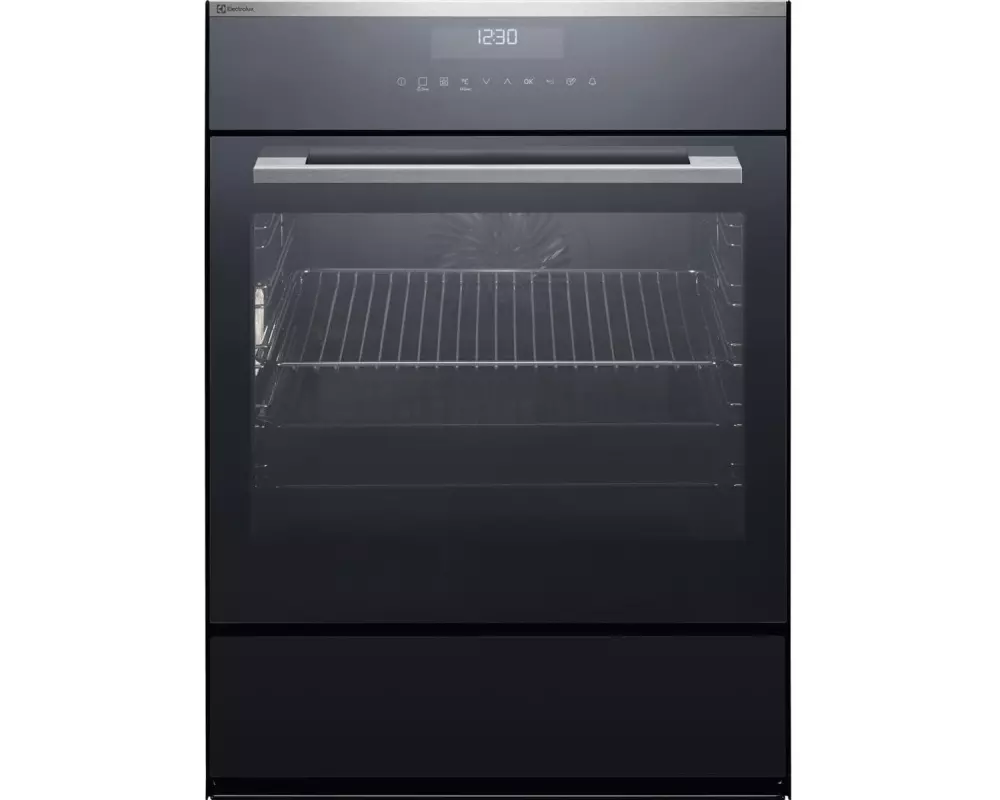 Electrolux Einbaubackofen EB7GL4XCN Schwarz/Silber A+