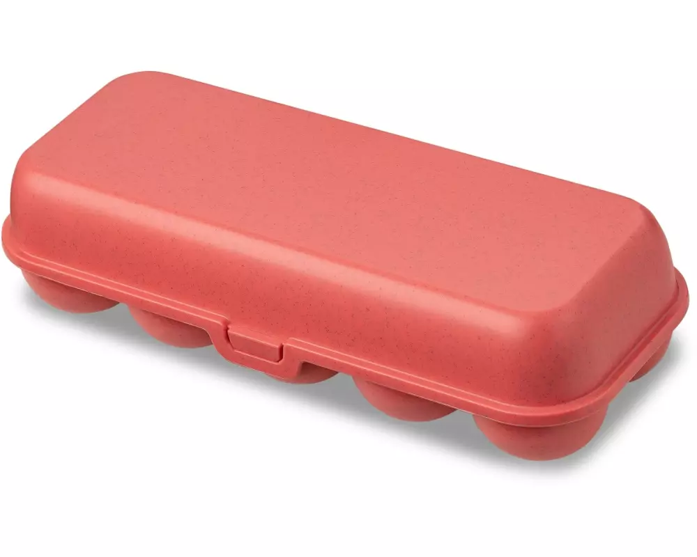 Koziol Eierbox To Go 27.7 x 11.8 cm, Koralle
