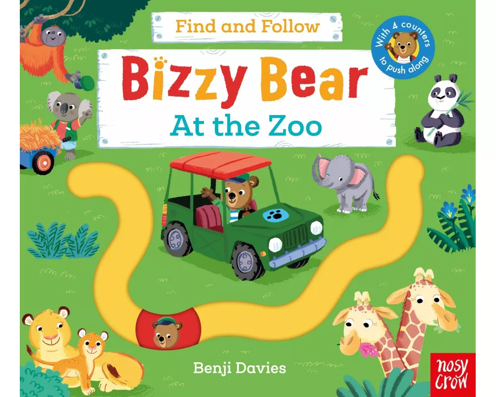 Bizzy Bear: Find and Follow At the Zoo