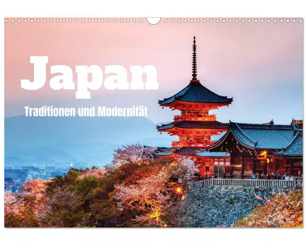 Japan - Traditionen und Modernität (Wandkalender 2025 DIN A3 quer), CALVENDO Monatskalender