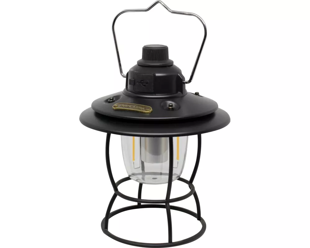 Eurotrail Orix Wiederaufladbare Akku-Campinglampe Schwarz