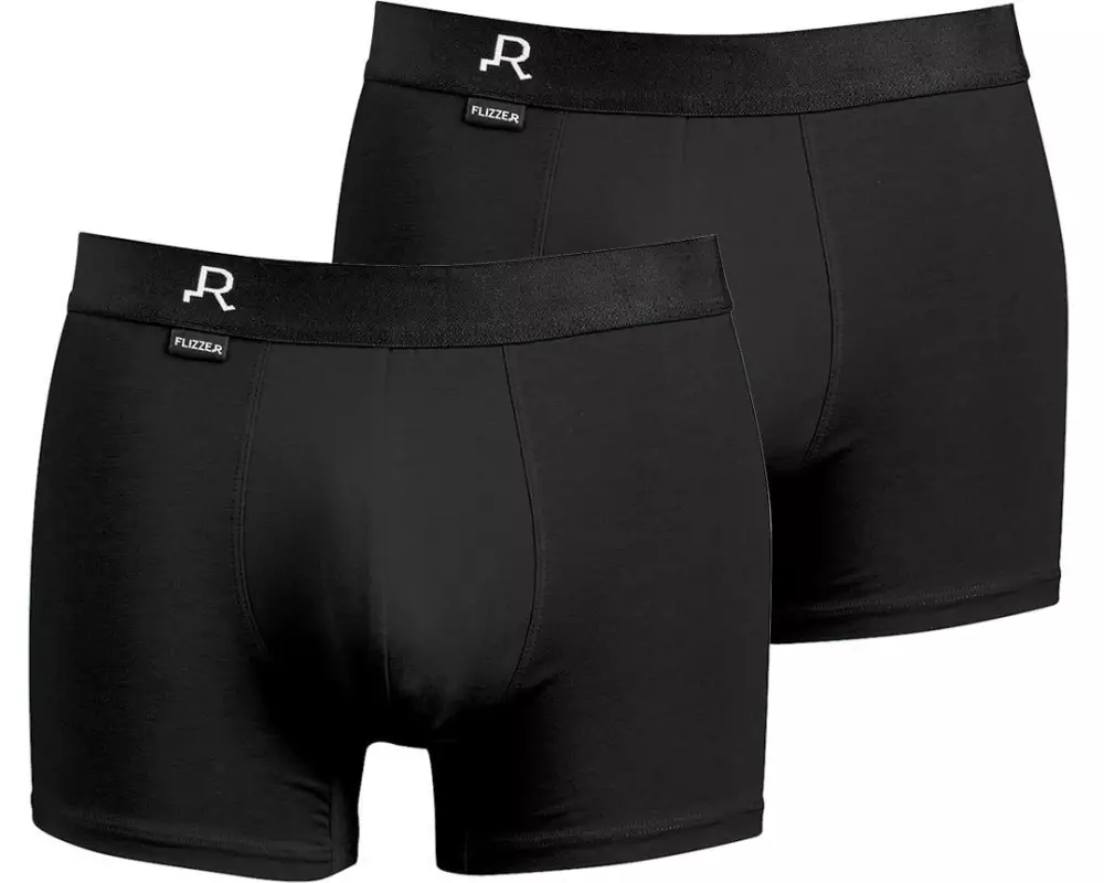 FLIZZER Unterhosen Trunk Der Gentleman 2er Pack Schwarz, XXL
