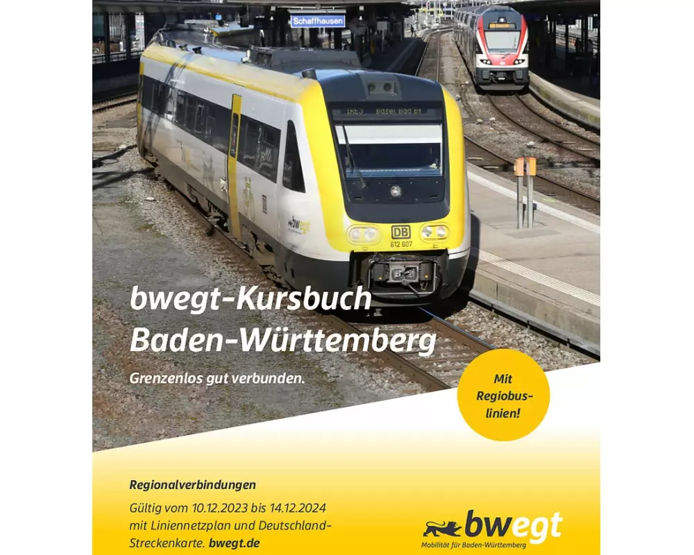 bwegt-Kursbuch Baden-Württemberg 2024
