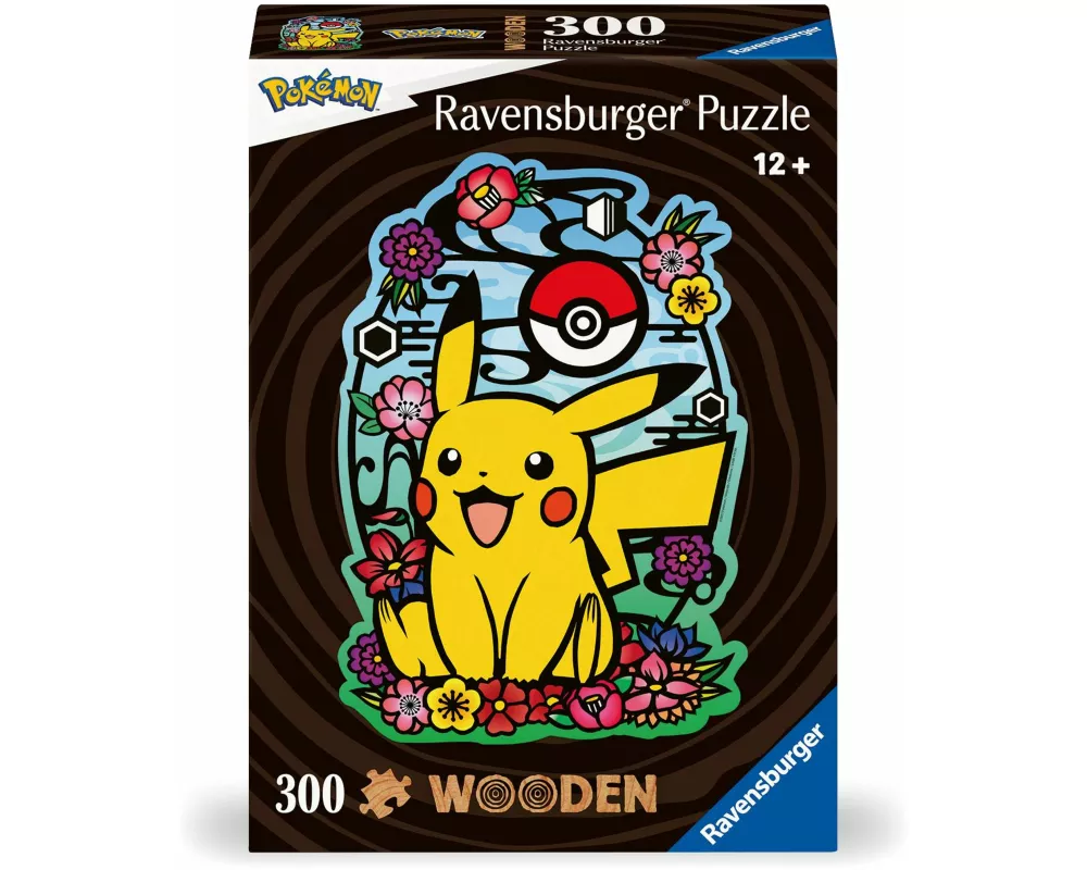 Wooden Puzzle 300 Teile - Pokémon Pikachu