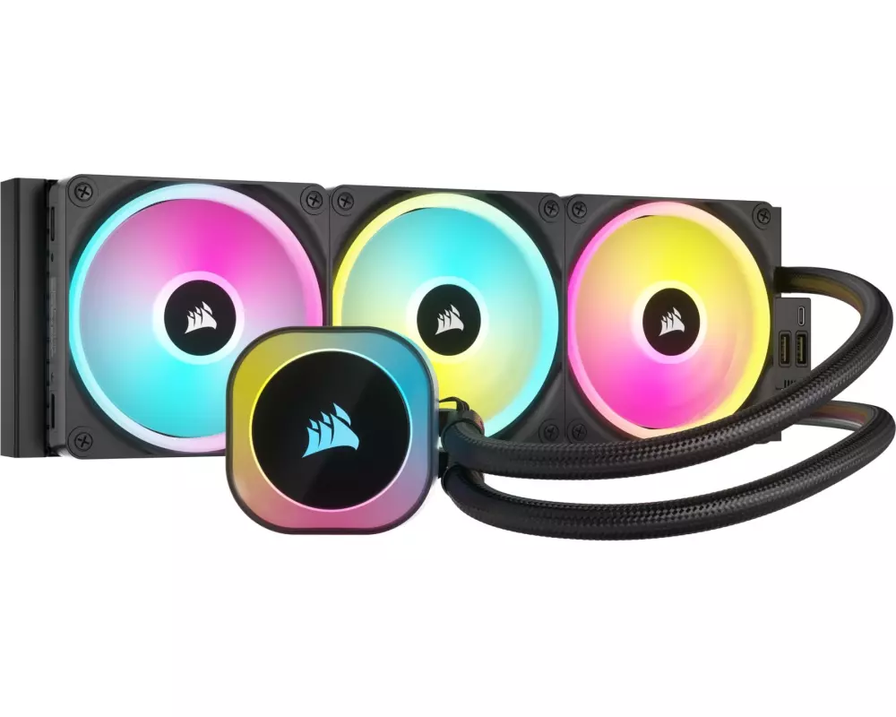 Corsair Wasserkühlung iCUE LINK H150i RGB Schwarz