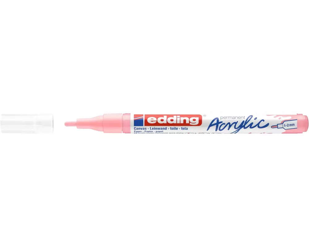 edding Acrylmarker 5300 Fein, Hellrosa